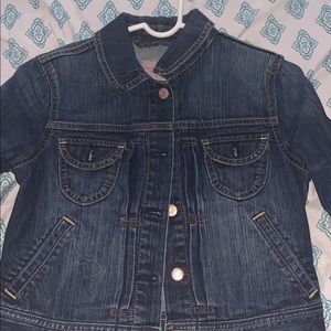 cropped Jean jacket